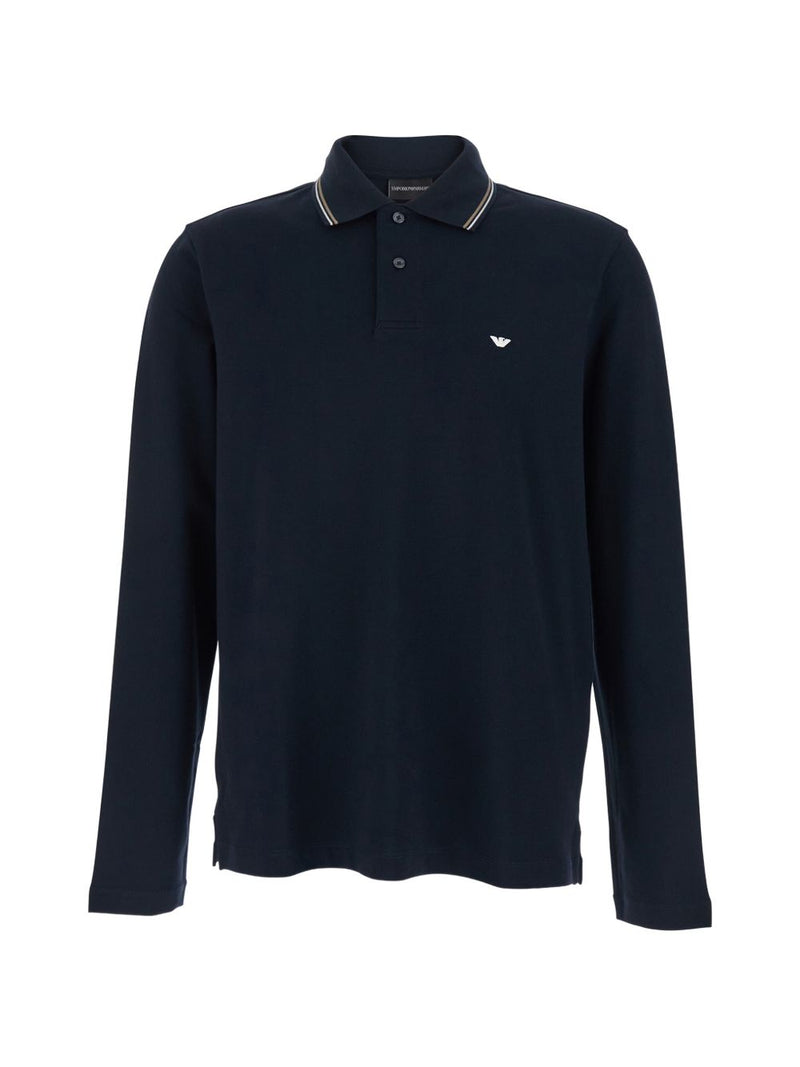 Emporio Armani Emporio Armani Logo cotton polo shirt