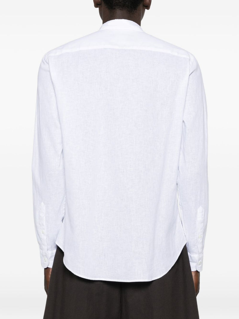 Emporio Armani Linen blend shirt | Urbalenti™ NYC