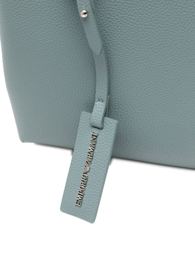 Emporio Armani Small Myea Shopper Bag With Deer Print | Urbalenti™ NYC