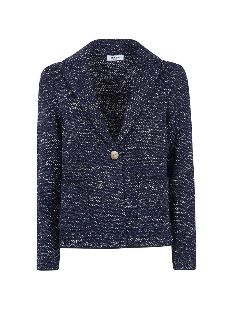 Base Base Cotton blend single-breasted jacket