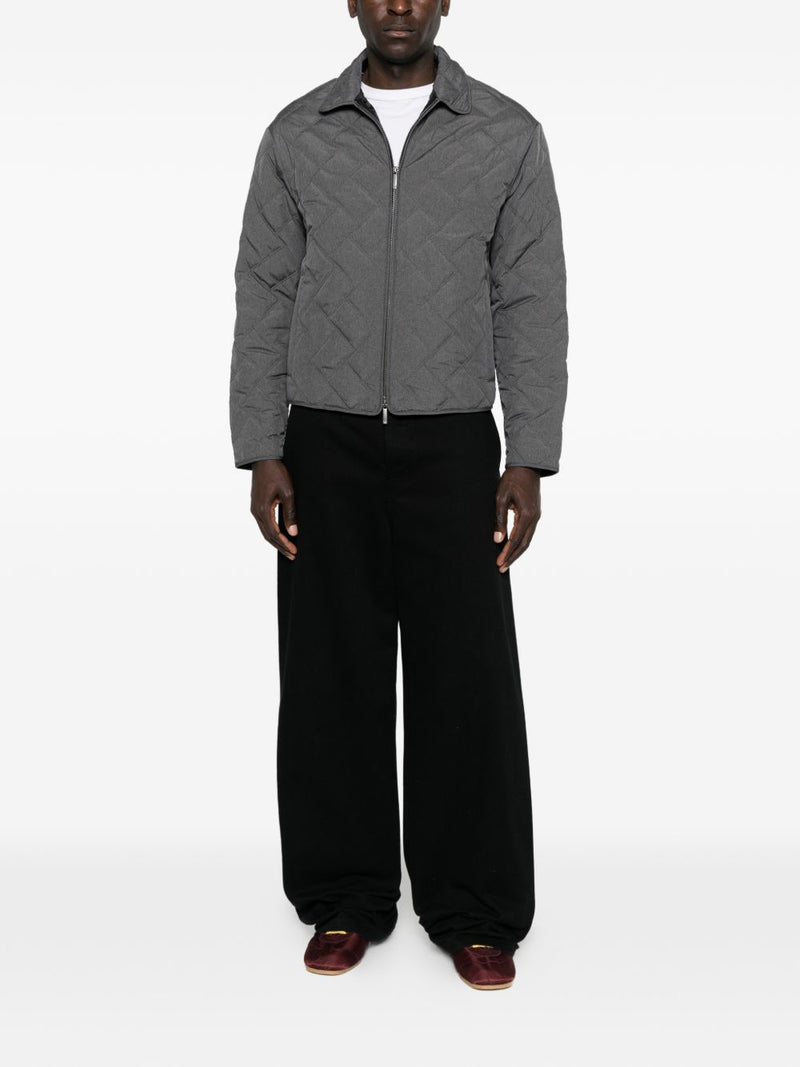 Emporio Armani Quilted blouson jacket | Urbalenti™ NYC