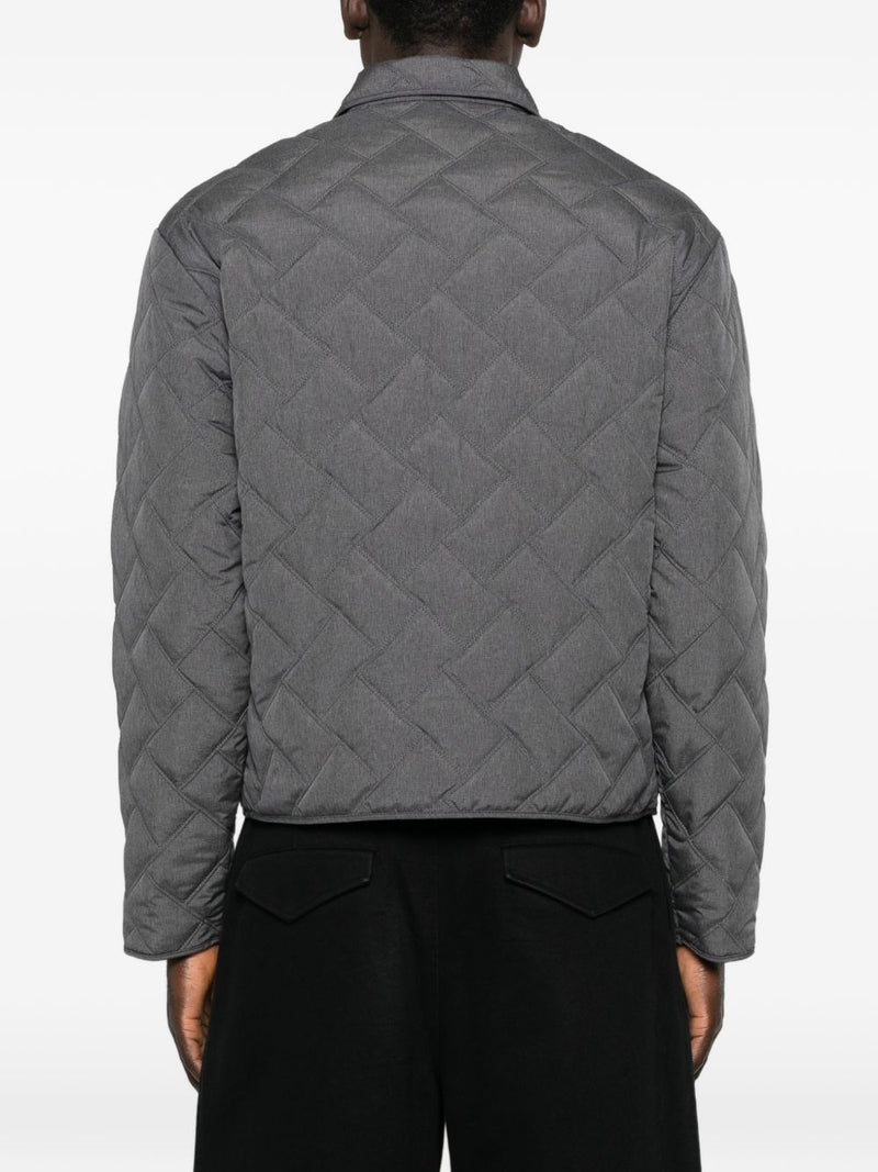 Emporio Armani Quilted blouson jacket | Urbalenti™ NYC