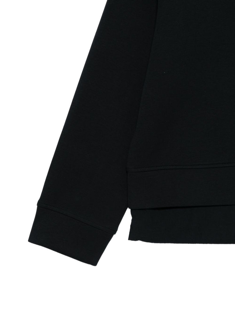 Emporio Armani Logo cotton sweatshirt | Urbalenti™ NYC