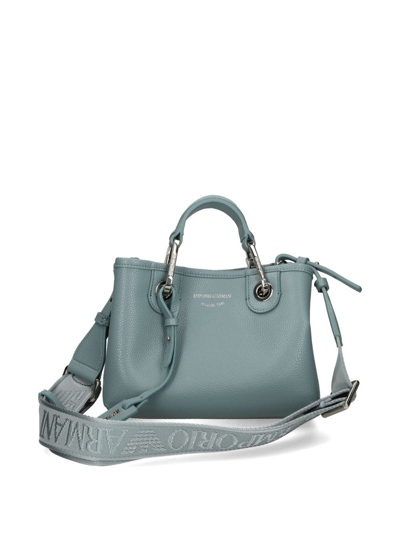 Emporio Armani Small Myea Shopper Bag With Deer Print | Urbalenti™ NYC