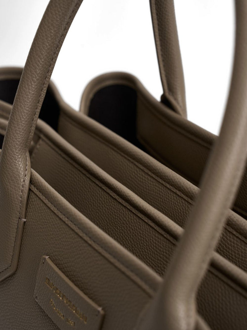 Emporio Armani Medium Finish Palmellato Shopper Bag | Urbalenti™ NYC