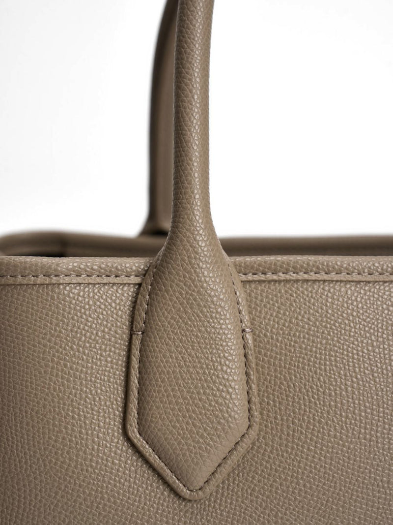 Emporio Armani Medium Finish Palmellato Shopper Bag | Urbalenti™ NYC