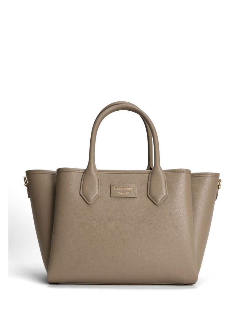Emporio Armani Medium Finish Palmellato Shopper Bag | Urbalenti™ NYC