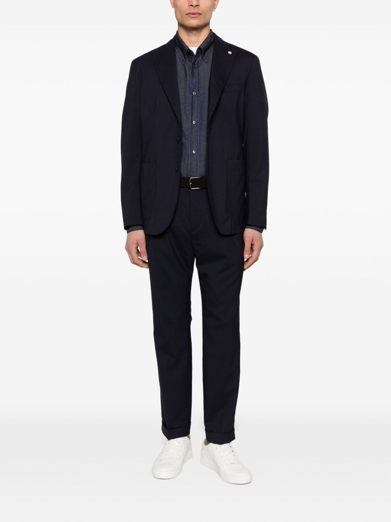 Emporio Armani Denim cotton shirt | Urbalenti™ NYC