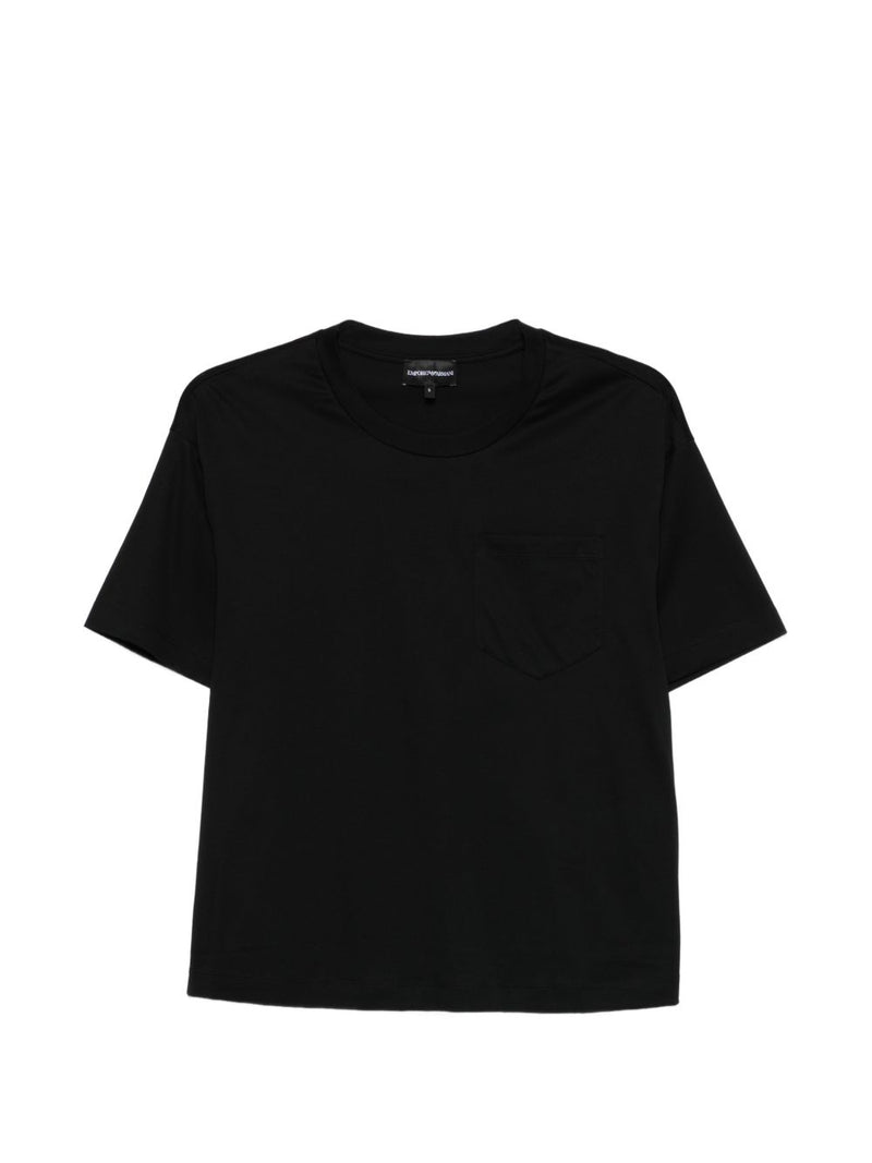 Emporio Armani Logo cotton t-shirt | Urbalenti™ NYC