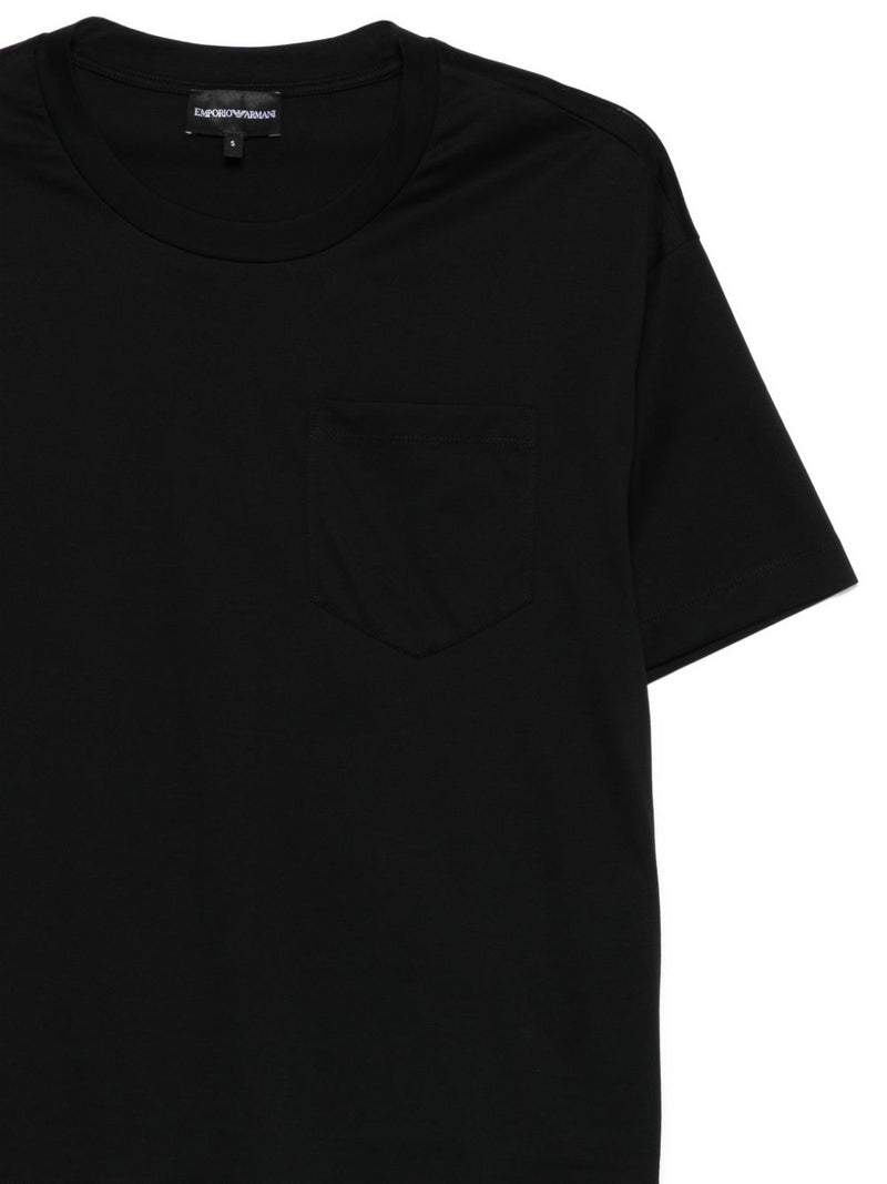 Emporio Armani Logo cotton t-shirt | Urbalenti™ NYC
