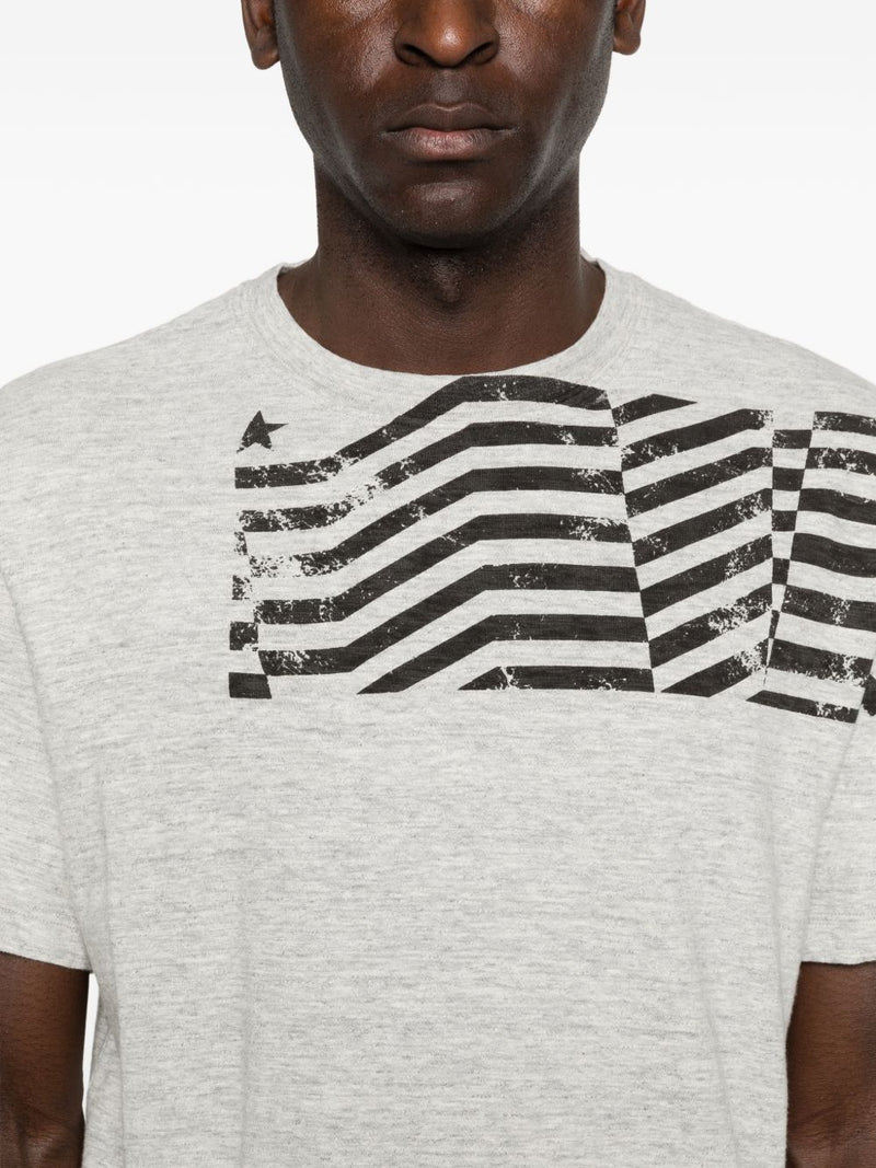 Golden Goose Printed cotton t-shirt | Urbalenti™ NYC