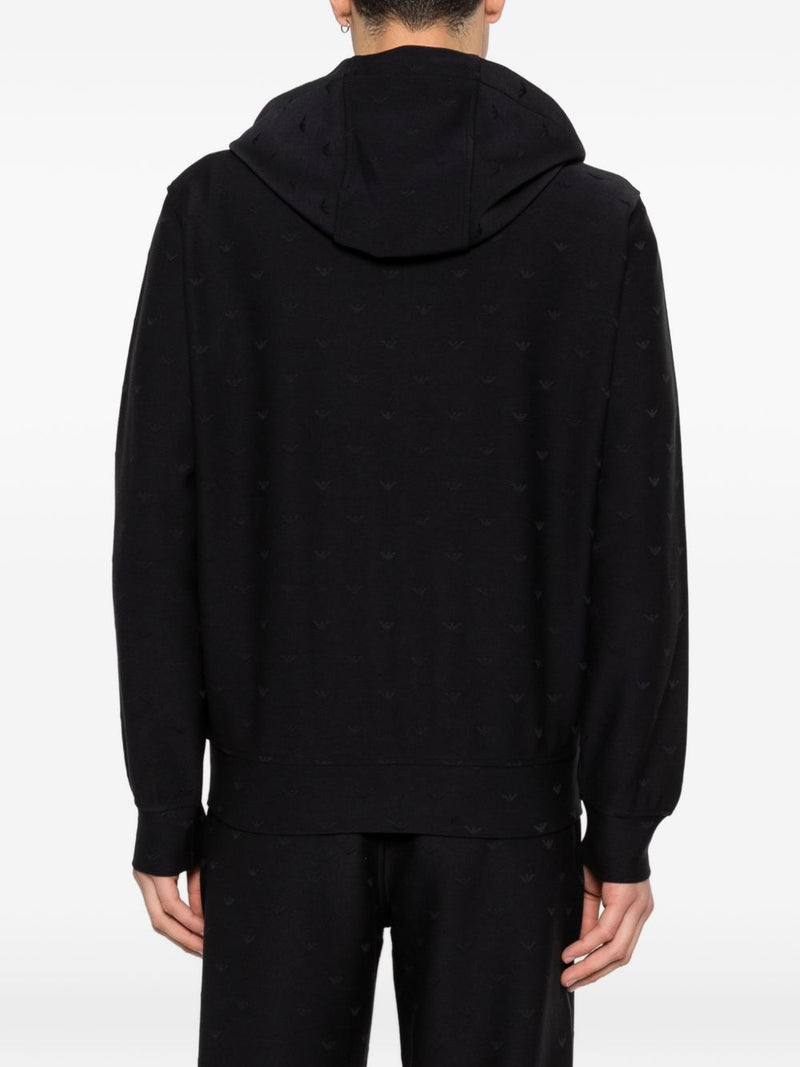 Emporio Armani Cotton blend hoodie | Urbalenti™ NYC