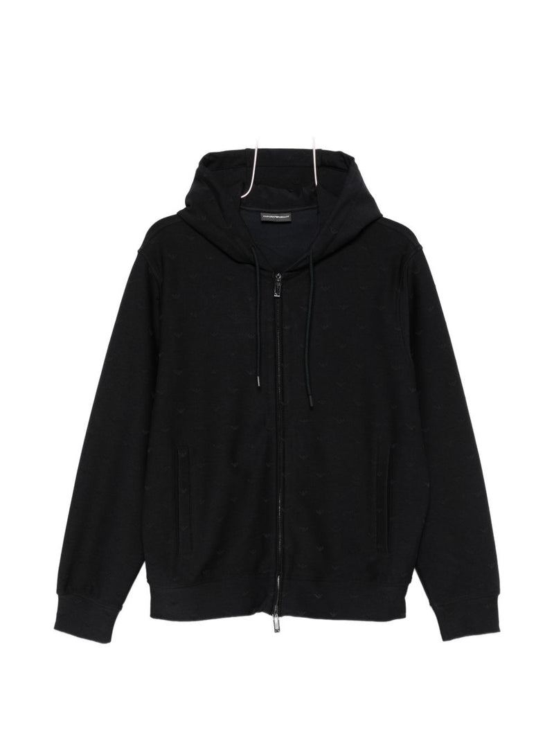 Emporio Armani Cotton blend hoodie | Urbalenti™ NYC