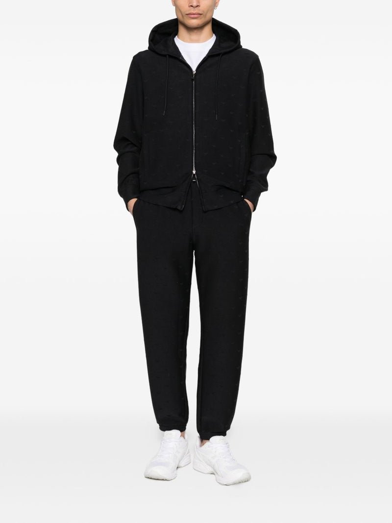 Emporio Armani Cotton blend hoodie | Urbalenti™ NYC