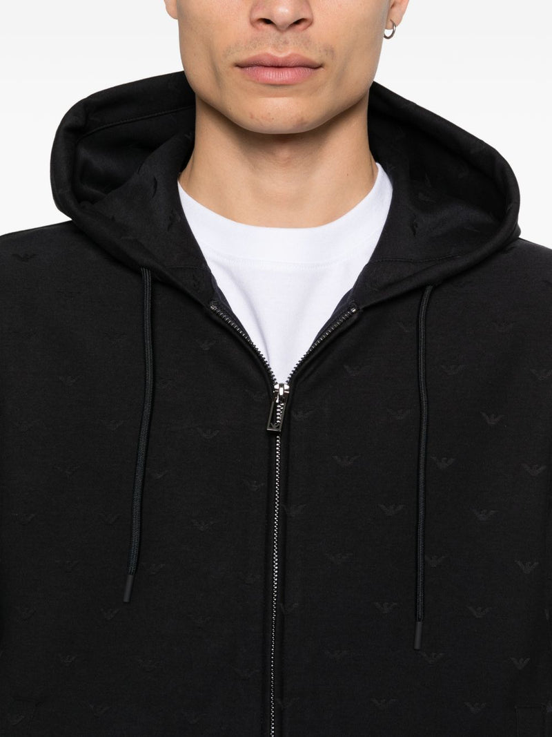 Emporio Armani Cotton blend hoodie | Urbalenti™ NYC