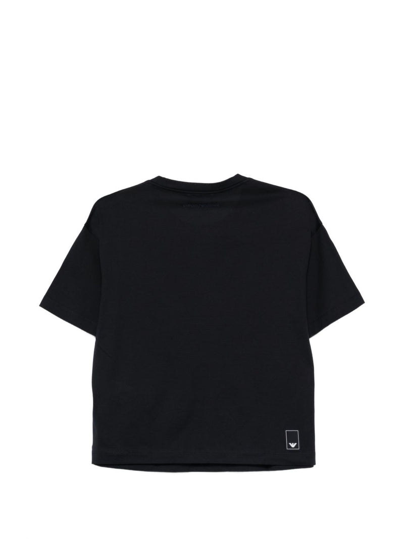 Emporio Armani Logo cotton t-shirt | Urbalenti™ NYC