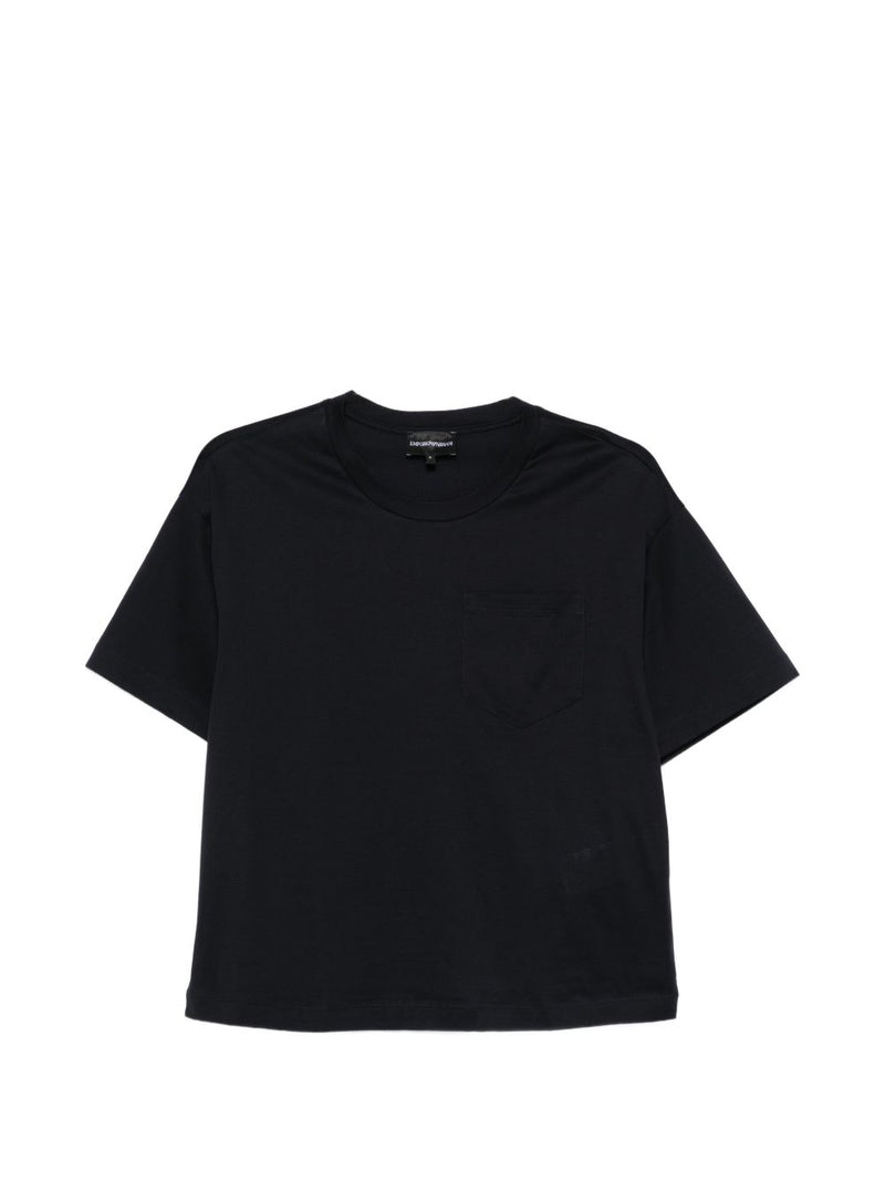 Emporio Armani Logo cotton t-shirt | Urbalenti™ NYC