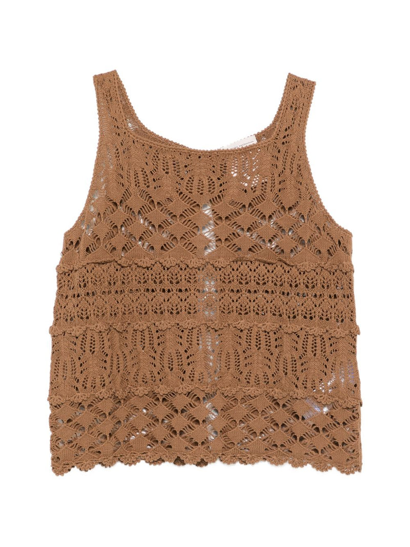 Semicouture Semicouture Shelley cotton tank top