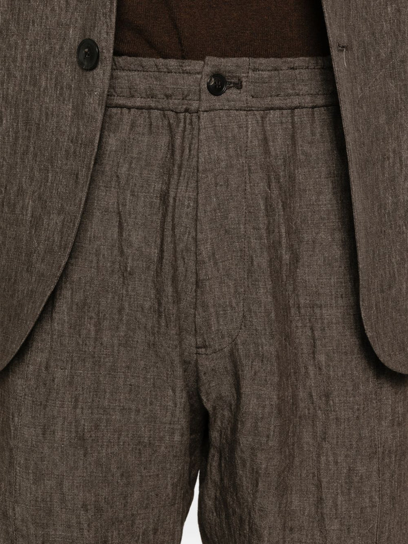 Emporio Armani Linen trousers | Urbalenti™ NYC