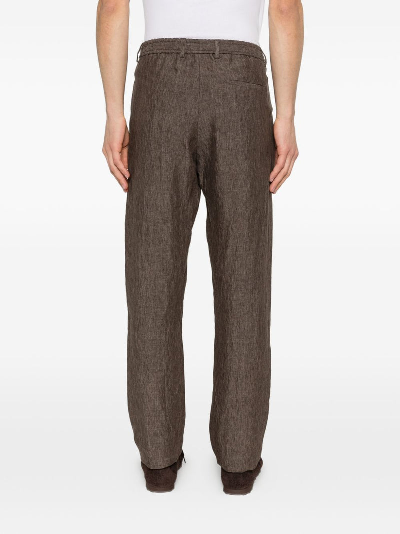 Emporio Armani Linen trousers | Urbalenti™ NYC