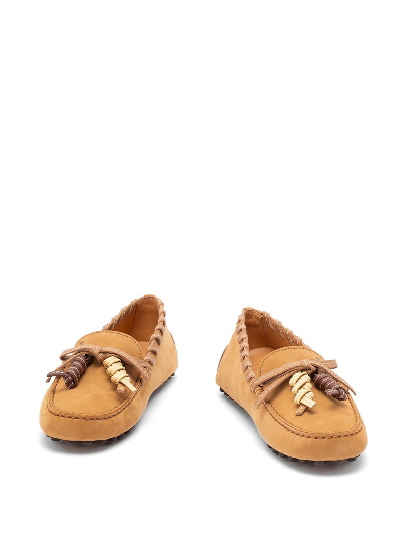 Tod'S Gommino Suede Leather Loafers - 36 | Urbalenti™ NYC
