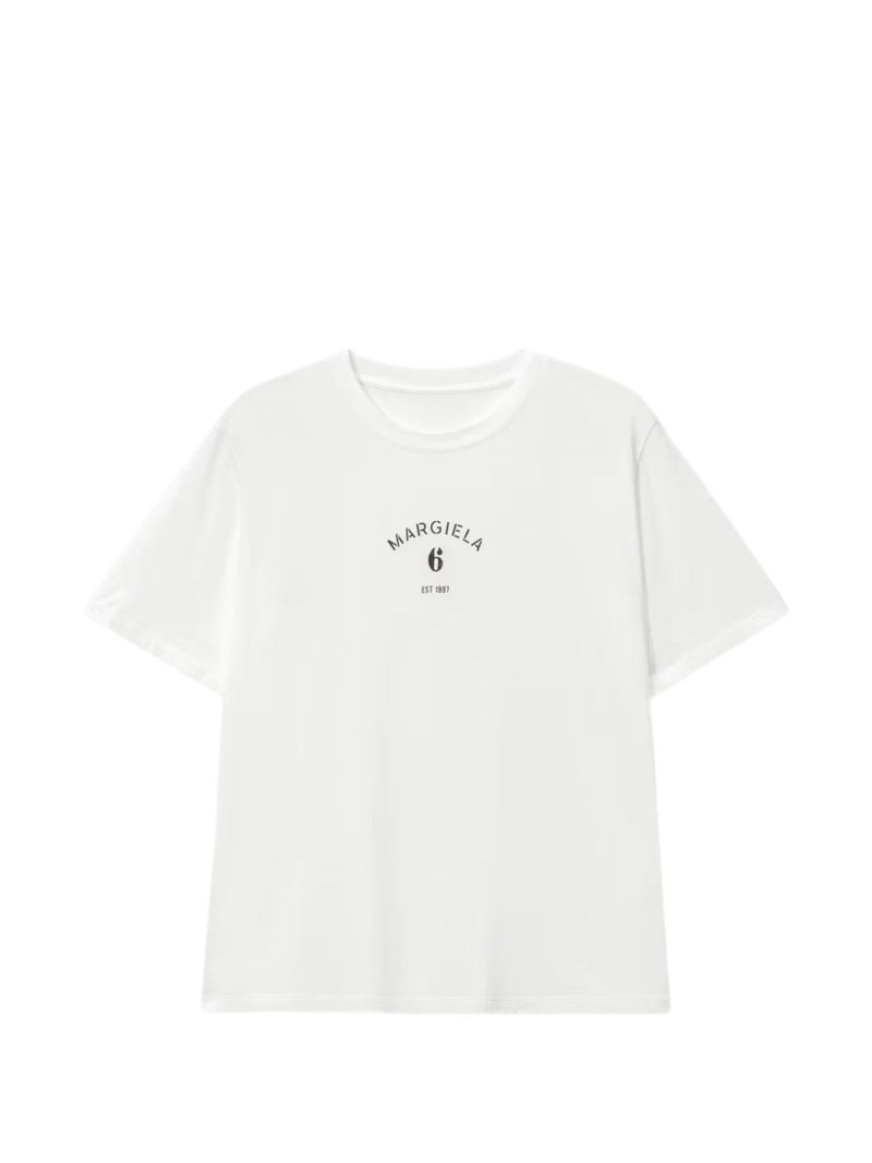 MM6 Maison Margiela Logo cotton t-shirt Variant 2 | Urbalenti™ NYC