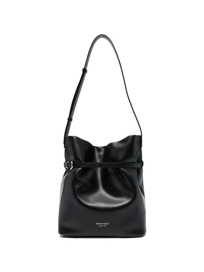 Emporio Armani Leather Bucket Bag | Urbalenti™ NYC