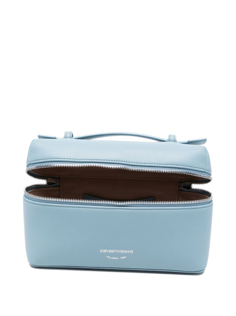Emporio Armani Nappa Leather Vanity Case | Urbalenti™ NYC