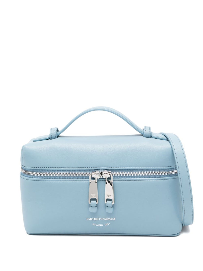 Emporio Armani Nappa Leather Vanity Case | Urbalenti™ NYC