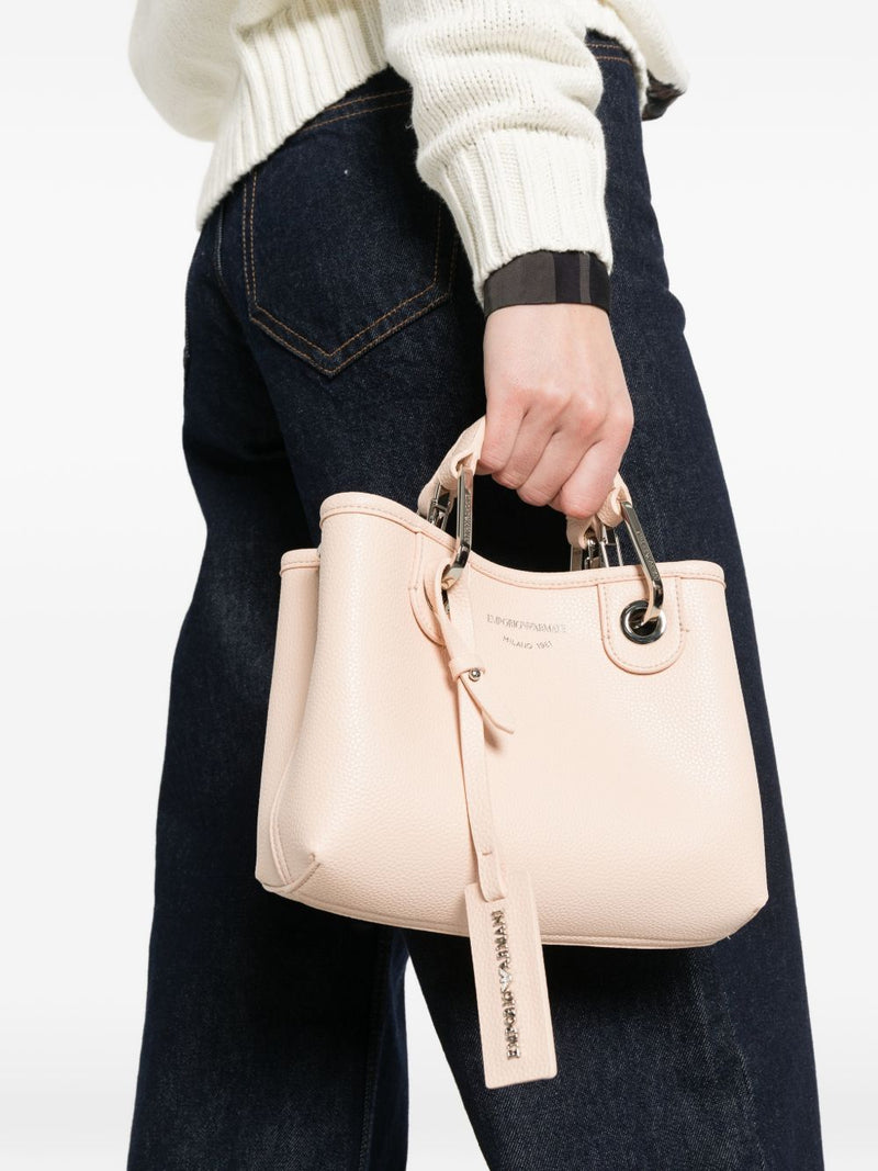 Emporio Armani Myea Small Shopper With Deer Print | Urbalenti™ NYC