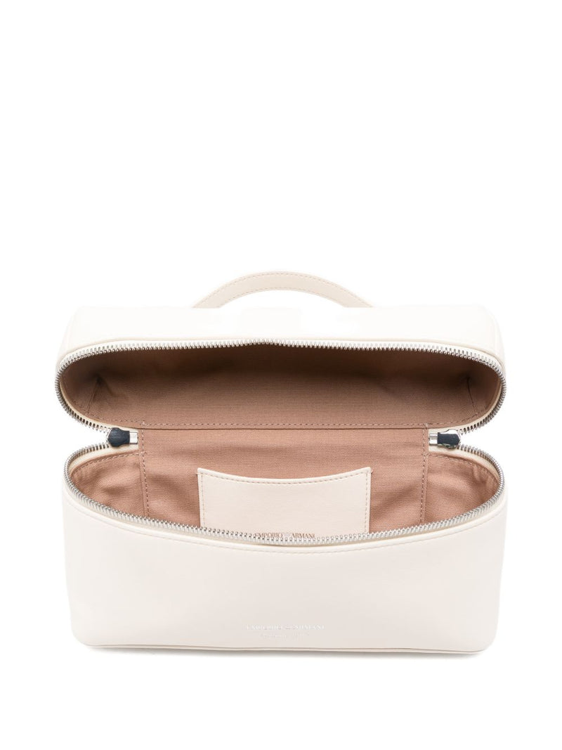 Emporio Armani Nappa Leather Shoulder Vanity Case Variant 2 | Urbalenti™ NYC