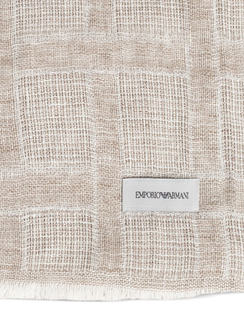 Emporio Armani Linen scarf Variant 1 | Urbalenti™ NYC