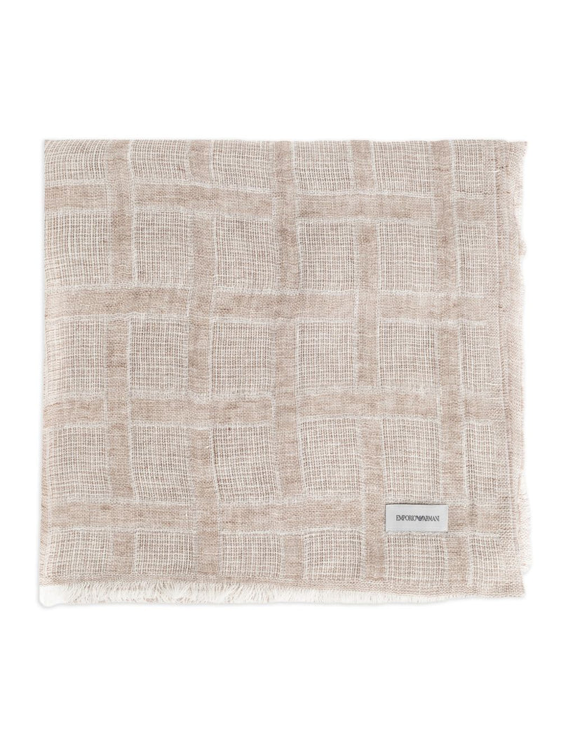 Emporio Armani Linen scarf Variant 1 | Urbalenti™ NYC
