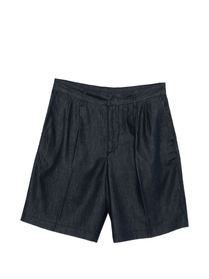 Emporio Armani Denim bermuda shorts | Urbalenti™ NYC
