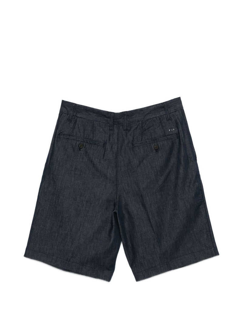 Emporio Armani Denim bermuda shorts | Urbalenti™ NYC
