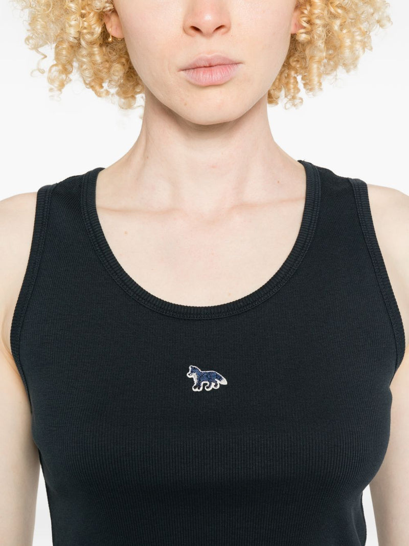 Maison Kitsuné Maison Kitsuné Maison KitsunÃ© Baby Fox cotton tank top