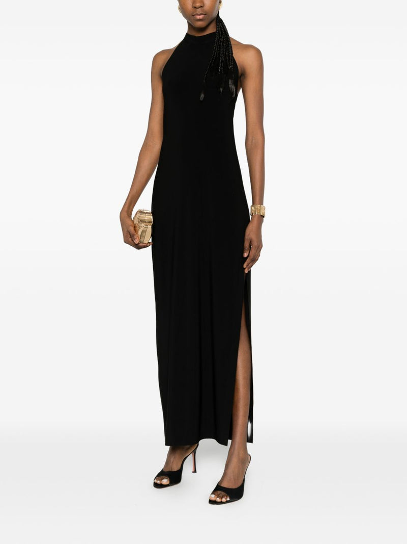Norma Kamali Norma Kamali Side slit long dress