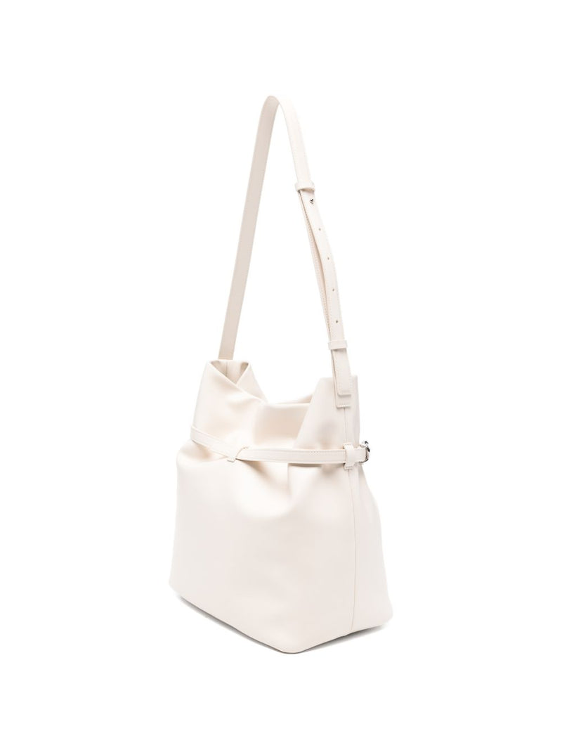 Emporio Armani Smooth Leather Medium Bucket Bag | Urbalenti | Urbalenti™... | Urbalenti™ NYC