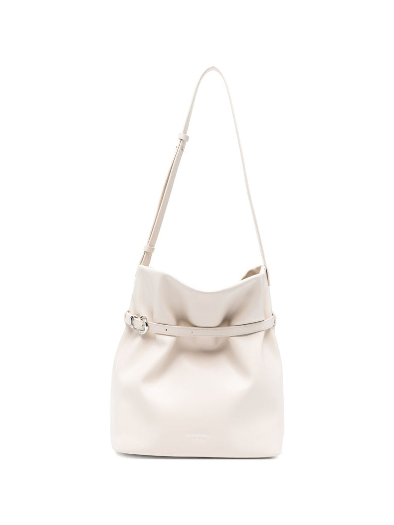 Emporio Armani Smooth Leather Medium Bucket Bag | Urbalenti | Urbalenti™... | Urbalenti™ NYC