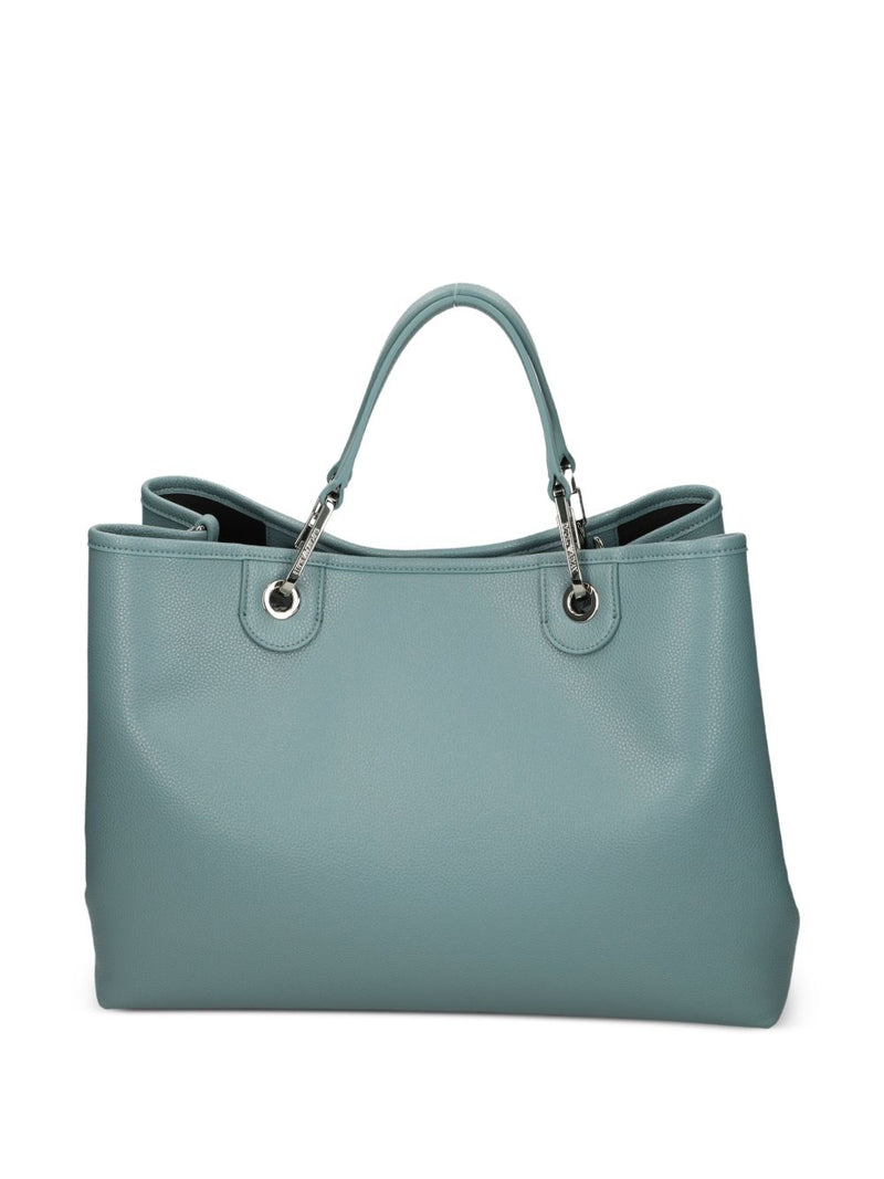 Emporio Armani Medium Myea Shopper Bag With Deer Print | Urbalenti™ NYC