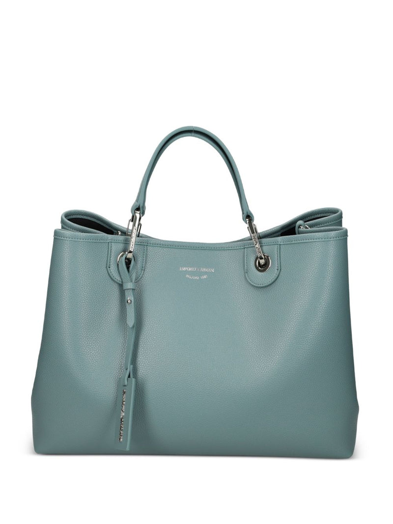 Emporio Armani Medium Myea Shopper Bag With Deer Print | Urbalenti™ NYC