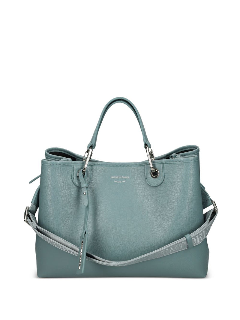 Emporio Armani Medium Myea Shopper Bag With Deer Print | Urbalenti™ NYC