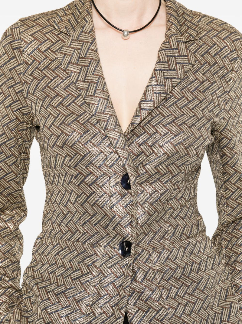 Siyu Siyu Tallis single-breasted jacket