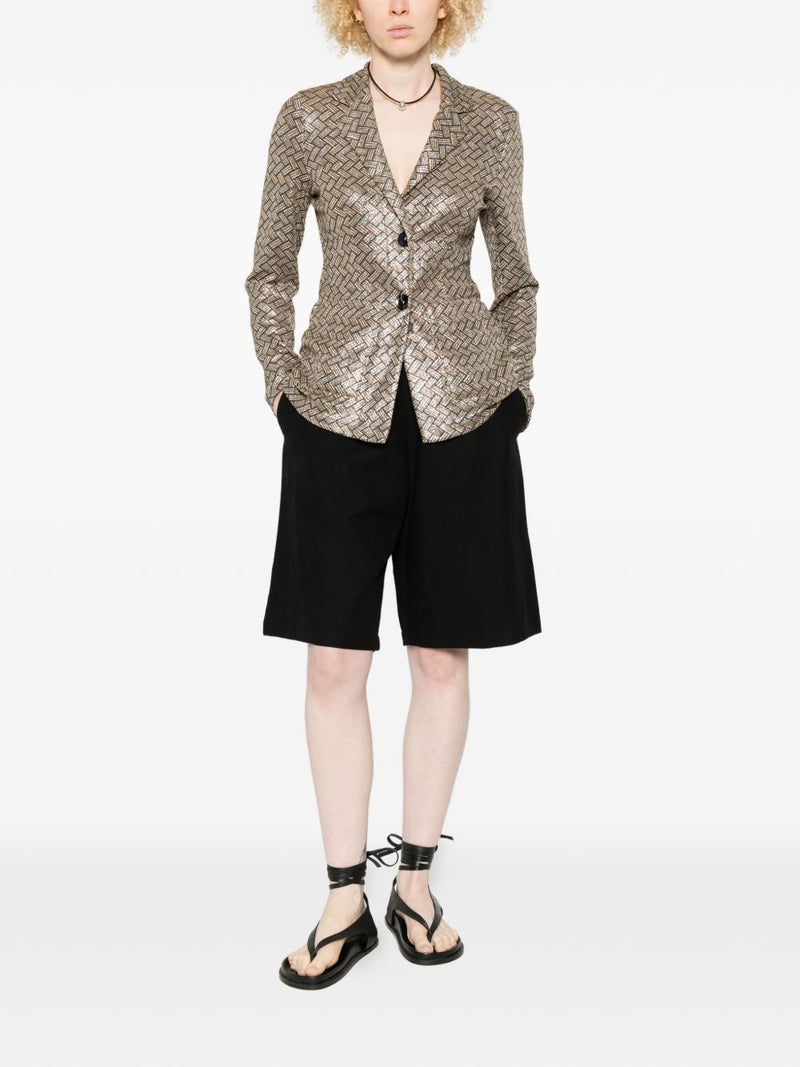 Siyu Siyu Tallis single-breasted jacket