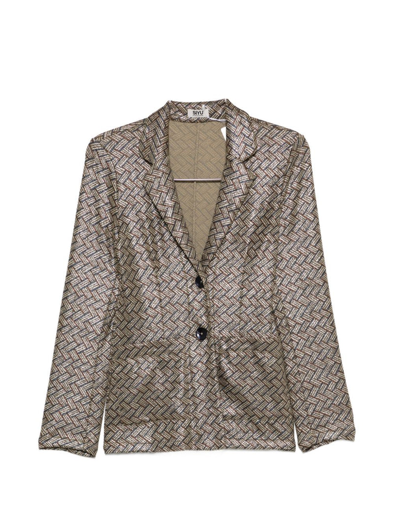 Siyu Siyu Tallis single-breasted jacket