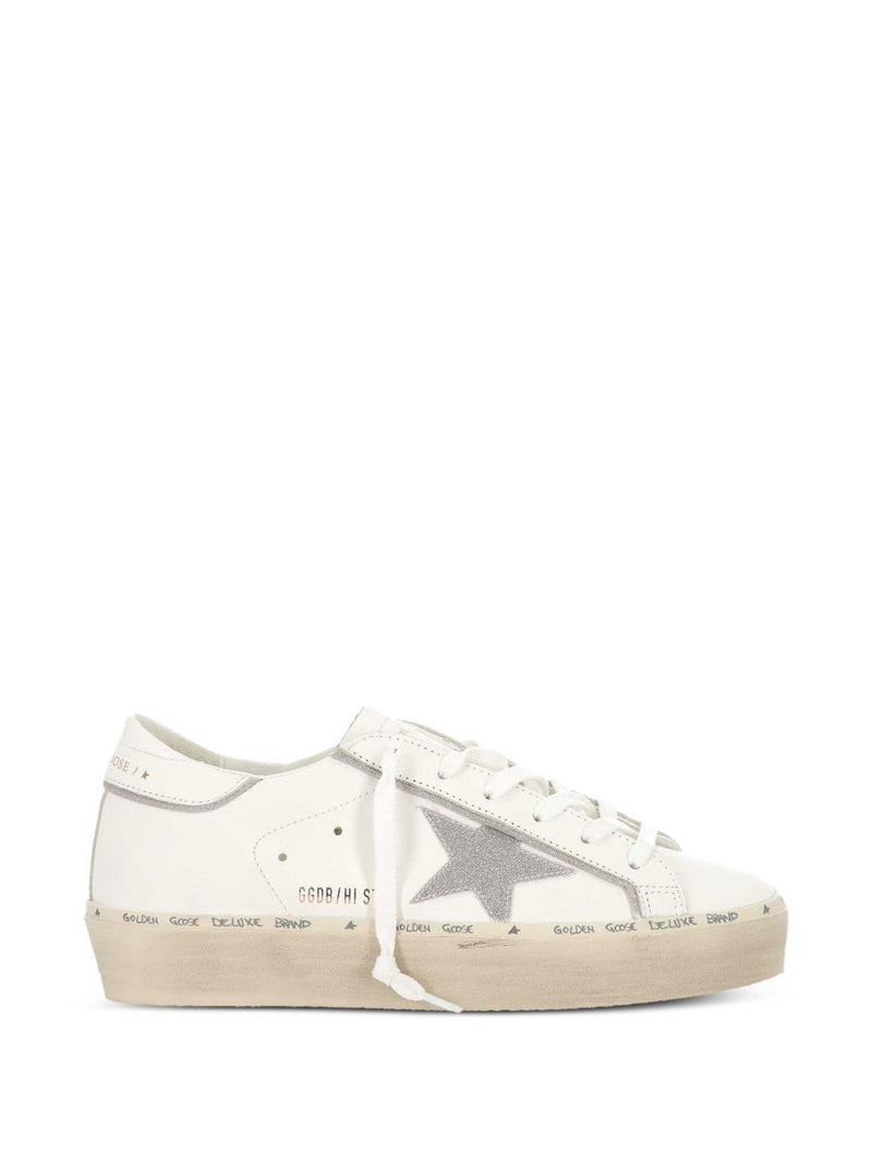 Golden Goose Hi Star Lreather Sneakers | Urbalenti™ NYC