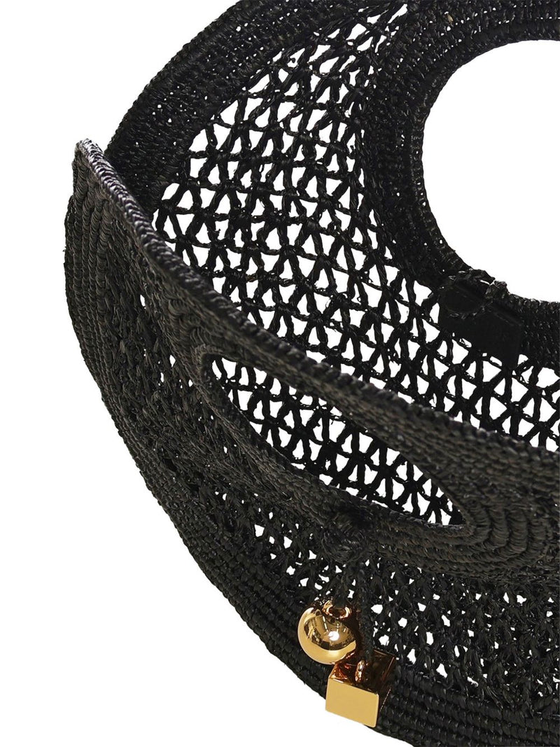 JACQUEMUS Spiaggia small rafia handbag - Raffia | Urbalenti | Urbalenti™... | Urbalenti™ NYC