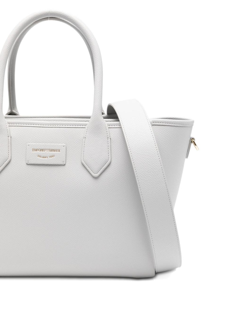 Emporio Armani Medium Finish Palmellato Shopper | Urbalenti™ NYC