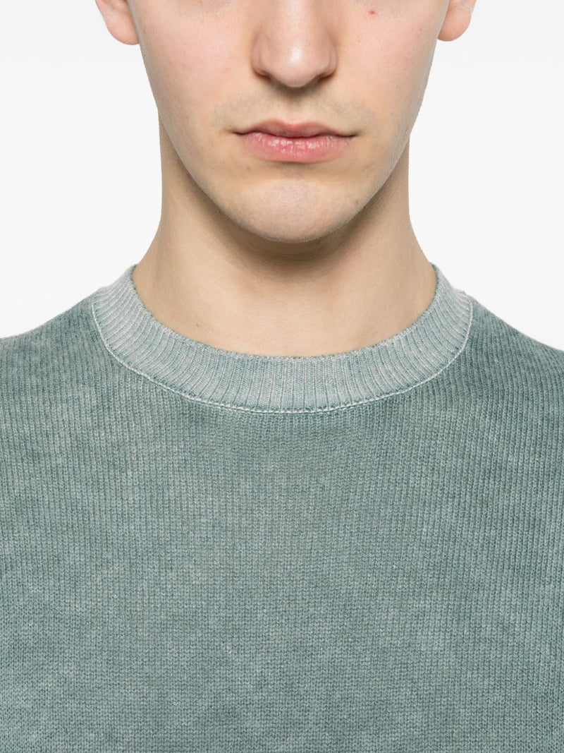 Emporio Armani Wool crewneck sweater | Urbalenti™ NYC