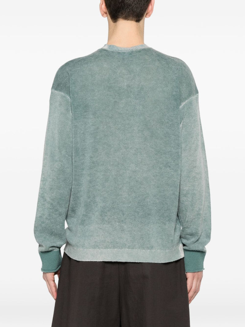Emporio Armani Wool crewneck sweater | Urbalenti™ NYC